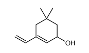 3-ethenyl-5,5-dimethylcyclohex-2-en-1-ol结构式