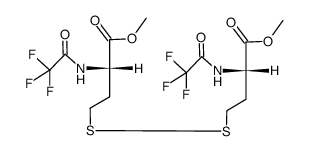 N,N'-Bis(trifluoroacetyl)-L-homocystine Dimethyl Ester Structure