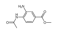 methyl 4-(acetylamino)-3-aminobenzoate Structure