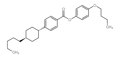 4-Butoxyphenyl 4-trans-(4-pentylcyclohexyl)benzoate structure