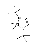 1,3-ditert-butyl-2,2-dimethyl-1,3,2-diazasilole结构式