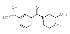 3-(二丙基氨甲酰基)苯基硼酸结构式