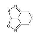 5H,7H-3-oxa-2,2al4,6-trithia-1,4-diazacyclopenta[hi]indene结构式