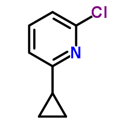 2-Chloro-6-cyclopropylpyridine结构式