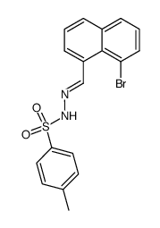 8-Brom-1-naphtylaldehyd-p-tosylhydrazon结构式