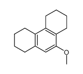 methyl-(1,2,3,4,5,6,7,8-octahydro-[9]phenanthryl)-ether Structure