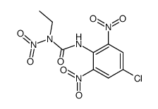 N-ethyl-N'-(4-chloro-2,6-dinitro-phenyl)-N-nitro-urea Structure