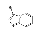 3-溴-8-甲基咪唑并[1,2-a]吡啶结构式