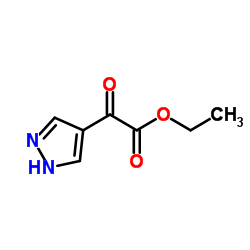 2-氧代-2-(1H-吡唑-4-基)乙酸乙酯结构式