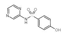 N-(吡嗪)-1-苯酚-4-磺酰胺结构式