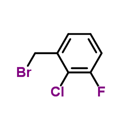 2-Chloro-3-fluorobenzylbromide Structure