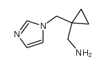 C-(1-IMIDAZOL-1-YLMETHYL-CYCLOPROPYL)-METHYLAMINE Structure