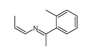 1-(2-methylphenyl)-N-prop-1-enylethanimine结构式
