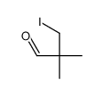 3-iodo-2,2-dimethylpropanal Structure