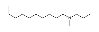 N-methyl-N-propyldecan-1-amine Structure