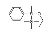 ethoxy-methyl-phenyl-trimethylsilylsilane Structure