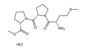 L-methionyl-L-prolyl-L-proline methylester hydrochloride结构式