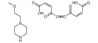 but-2-enedioic acid,1-(2-methoxyethyl)piperazine结构式