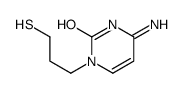 4-amino-1-(3-sulfanylpropyl)pyrimidin-2-one结构式