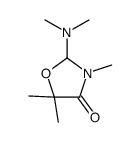 2-(dimethylamino)-3,5,5-trimethyl-1,3-oxazolidin-4-one Structure