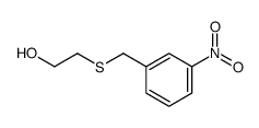 2-[(3-nitrophenyl)methylsulfanyl]ethanol Structure