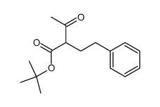 1,1-dimethylethyl 2-(2-phenylethyl)-3-oxobutanoate Structure
