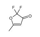 2,2-difluoro-5-methylfuran-3-one结构式
