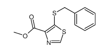 methyl 5-benzylsulfanyl-1,3-thiazole-4-carboxylate结构式