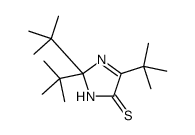 2,2,4-tritert-butyl-1H-imidazole-5-thione Structure
