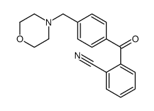 2-CYANO-4'-MORPHOLINOMETHYL BENZOPHENONE structure