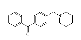 2,5-DIMETHYL-4'-PIPERIDINOMETHYL BENZOPHENONE picture