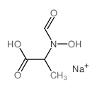 2-(formyl-hydroxy-amino)propanoic acid结构式