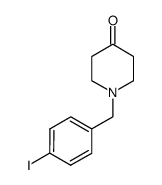 1-(4-iodobenzyl)piperidin-4-one Structure