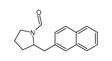 1-Formyl-2-(2'-naphthylmethyl)pyrrolidine结构式