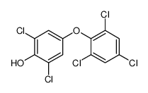 2,6-二氯-4-(2,4,6-三氯苯氧基)苯酚结构式