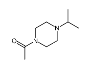 Piperazine, 1-acetyl-4-(1-methylethyl)- (9CI) Structure