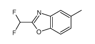 2-(二氟甲基)-5-甲基苯并[d]噁唑结构式
