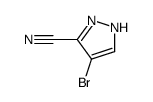 4-bromo-1h-pyrazole-3-carbonitrile Structure