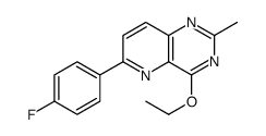 4-ethoxy-6-(4-fluorophenyl)-2-methylpyrido[3,2-d]pyrimidine Structure