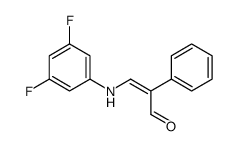 3-(3,5-difluoroanilino)-2-phenylprop-2-enal Structure