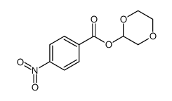 1,4-dioxan-2-yl 4-nitrobenzoate Structure