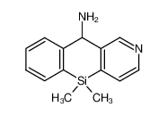 9-Amino-10,10-dimethyl-9,10-dihydro-10-sila-2-azaanthracene结构式