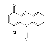 4-chloro-1-oxophenazine-5-carbonitrile Structure