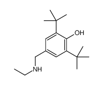 2,6-ditert-butyl-4-(ethylaminomethyl)phenol结构式