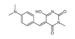 5-[[4-(dimethylamino)phenyl]methylene]-1-methylbarbituric acid structure