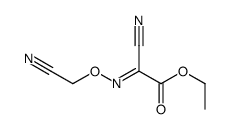 ethyl 2-cyano-2-(cyanomethoxyimino)acetate Structure