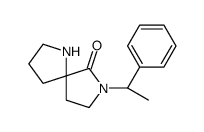 (5S)-7-[(1R)-1-Phenylethyl]-1,7-diazaspiro[4.4]nonan-6-one结构式