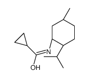 cyclopropane carboxylic acid (2-isopropyl-5-methyl cyclohexyl) amide结构式