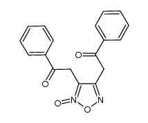 2-[4-(2-oxo-2-phenyl-ethyl)-2-oxy-furazan-3-yl]-1-phenyl-ethanone结构式