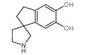 Spiro[1H-indene-1,3-pyrrolidine]-5,6-diol, 2,3-dihydro- (9CI) picture